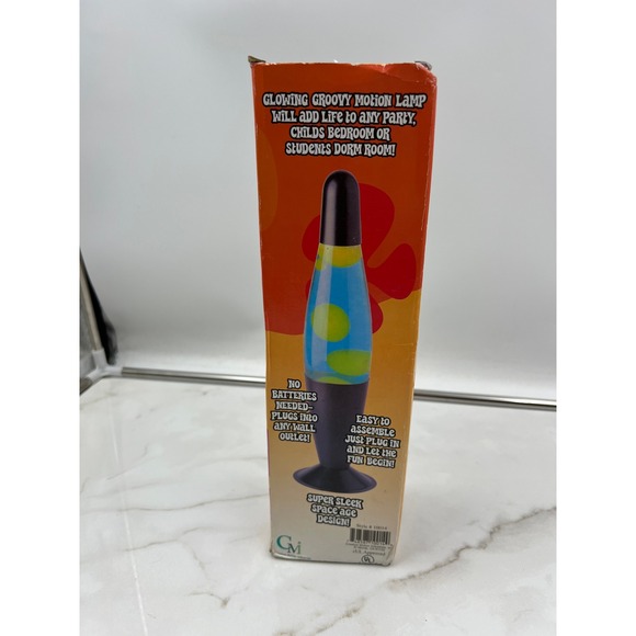 Disco Fever Motion Lamp 12 1/2 Inch Mini Groovy Glowing Action Super Sleek - Picture 5 of 11